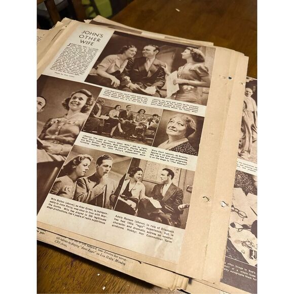 Vintage 1930s Large Radio News Clippings Scrapbook Memorabilia Glenn Riggs Etc - Picture 11 of 14